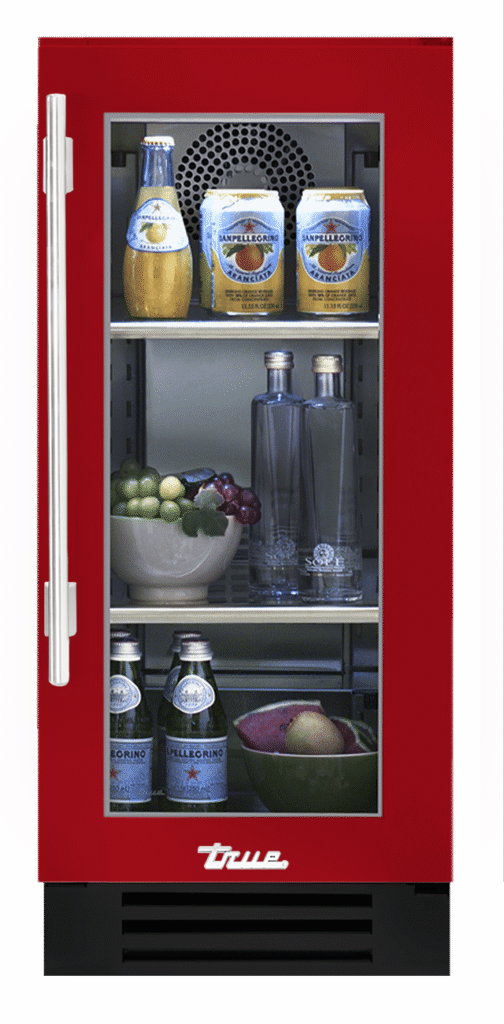 Undercounter Refrigerator, Right Hinged, Crimson, Chrome Hardware TUR15ROGCDSK193H02