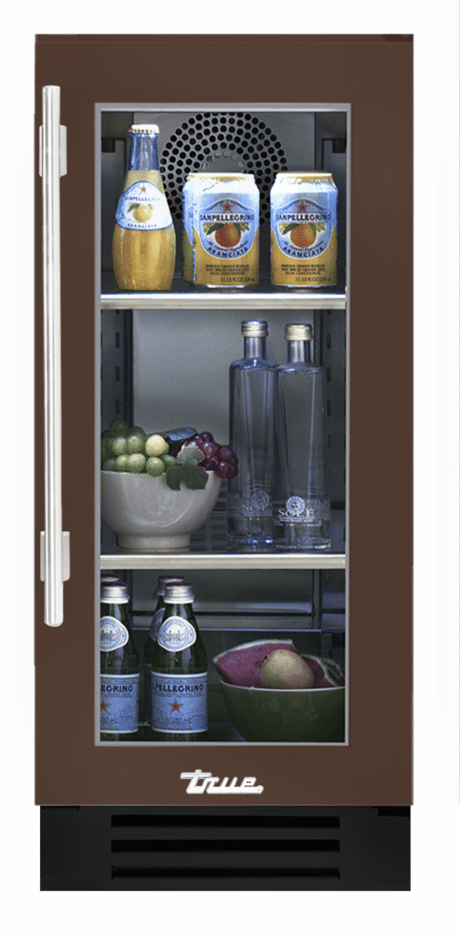 Undercounter Refrigerator, Right Hinged, Espresso, Chrome Hardware TUR15ROGCDSK305H02