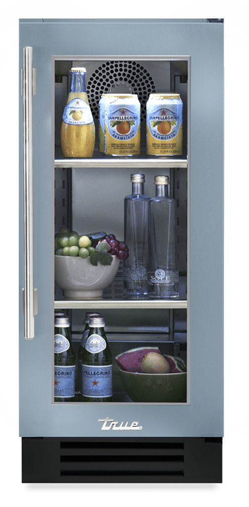 15″ Undercounter Refrigerator Stainless Glass TUR15RSGC179H01
