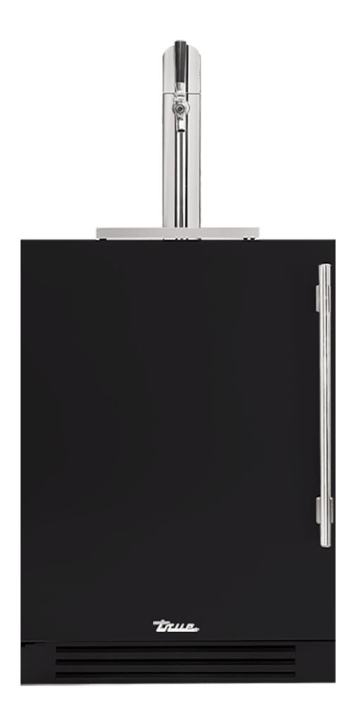Undercounter Beverage Dispenser, Left Hinged, Matte Black TUR24BDLOPCDSK027H04