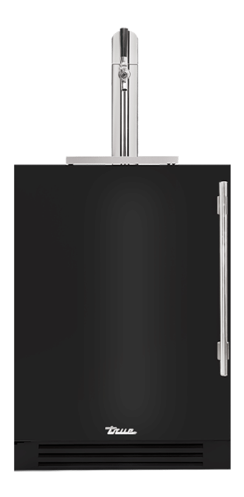 Undercounter Beverage Dispenser, Left Hinged, Gloss Black TUR24BDLOPCDSK044H04