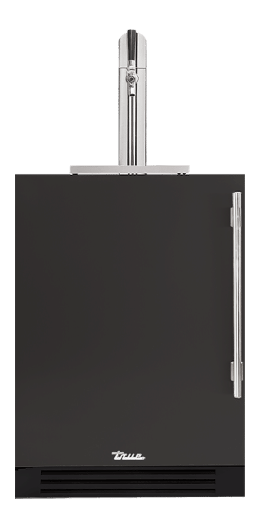 Undercounter Beverage Dispenser, Left Hinged, Ultra Matte Black TUR24BDLOPCDSK085H04
