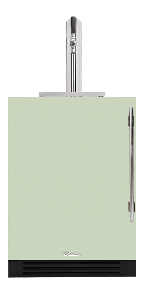 Undercounter Beverage Dispenser, Left Hinged, Sage, Chrome Hardware TUR24BDLOPCDSK129H02