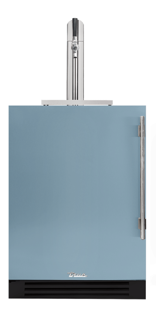 Undercounter Beverage Dispenser, Left Hinged, Bluestone, Chrome Hardware TUR24BDLOPCDSK152H02