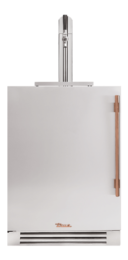 Undercounter Beverage Dispenser, Left Hinged, Color Match, Copper Hardware TUR24BDLOPCDSKXXXH03
