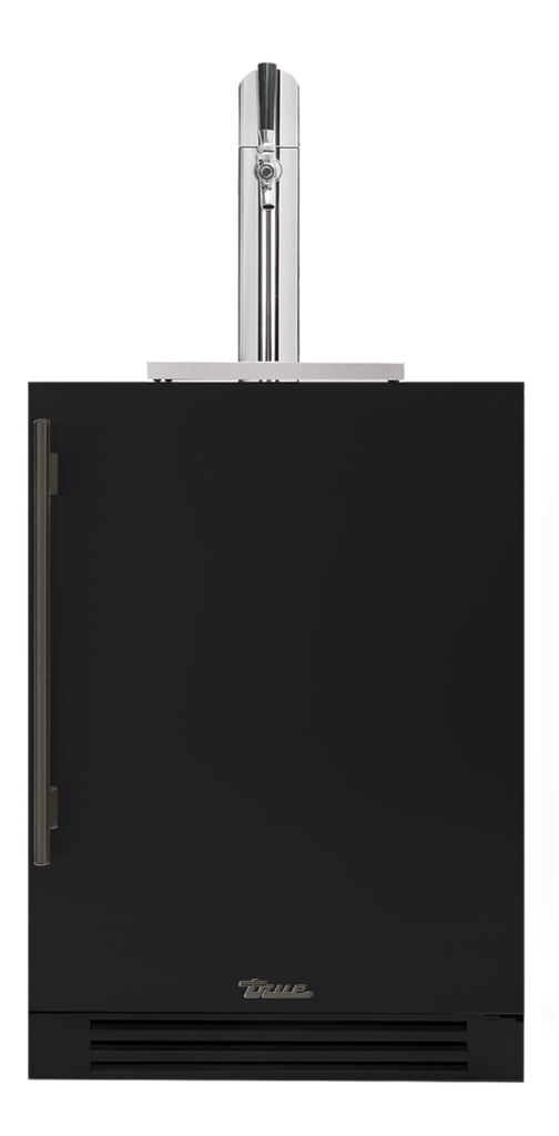 Undercounter Beverage Dispenser, Right Hinged, Matte Black, Pewter Hardware TUR24BDROPCDSK027H05