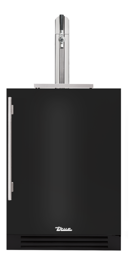 Undercounter Beverage Dispenser, Right Hinged, Gloss Black TUR24BDROPCDSK044H04