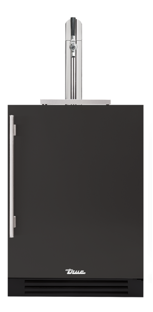 Undercounter Beverage Dispenser, Right Hinged, Ultra Matte Black TUR24BDROPCDSK085H04