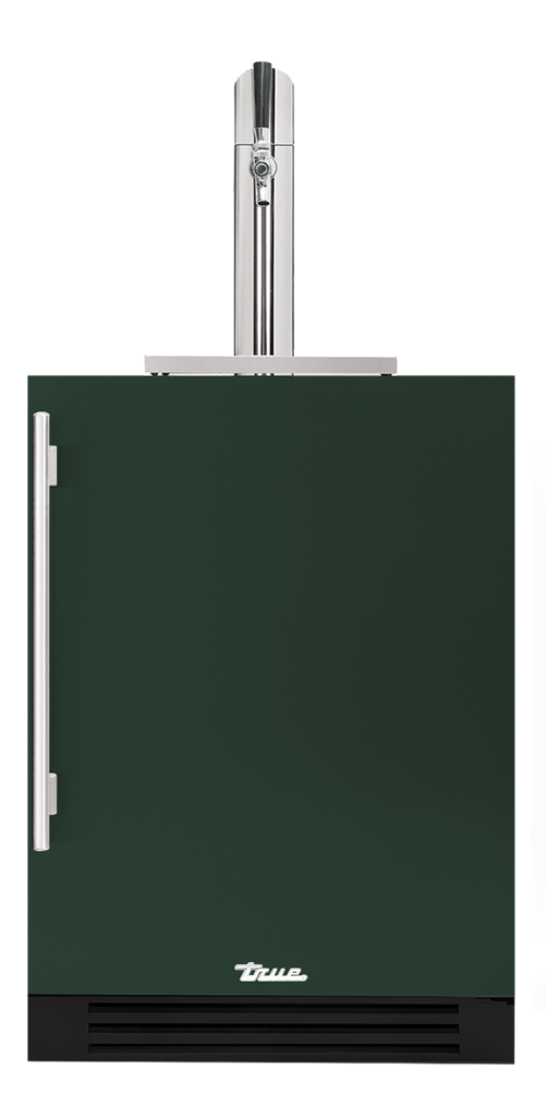 Undercounter Beverage Dispenser, Right Hinged, Emerald, Chrome Hardware TUR24BDROPCDSK086H02