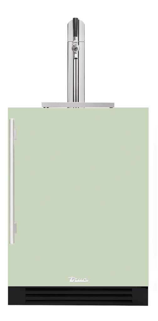 Undercounter Beverage Dispenser, Right Hinged, Sage, Chrome Hardware TUR24BDROPCDSK129H02