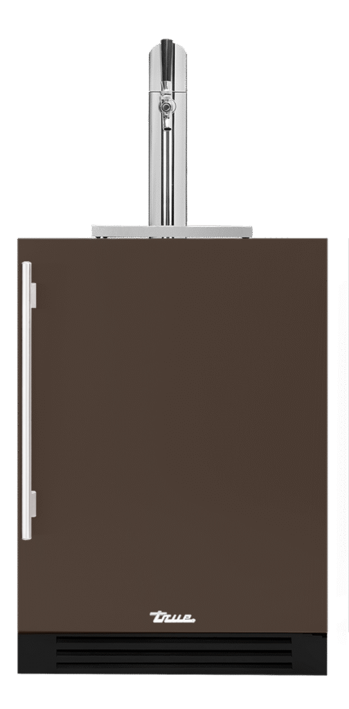 Undercounter Beverage Dispenser, Right Hinged, Espresso, Chrome Hardware TUR24BDROPCDSK305H02