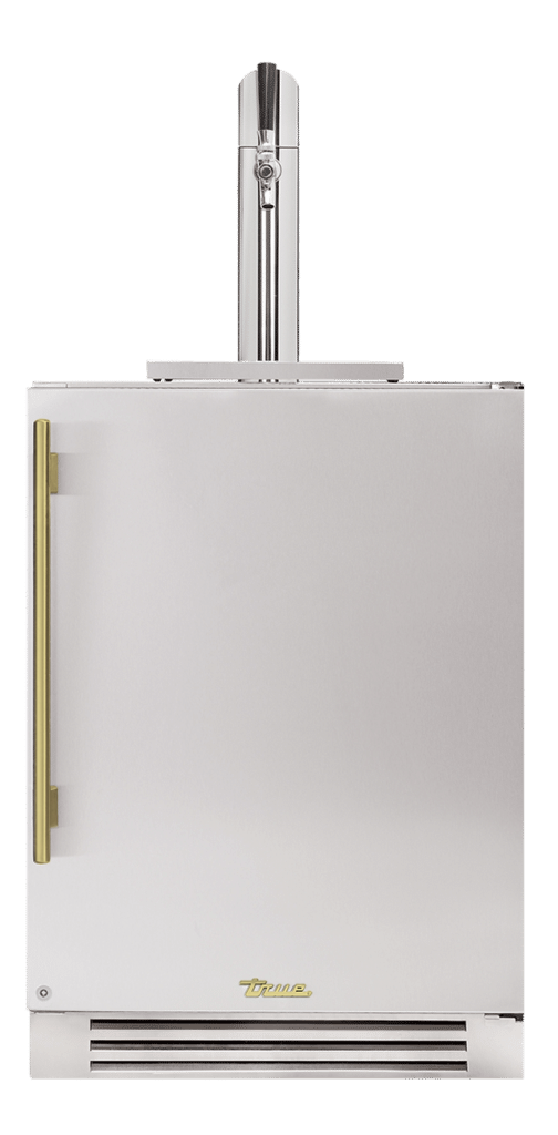 Undercounter Beverage Dispenser, Right Hinged, Brass Hardware TUR24BDRSSCH01