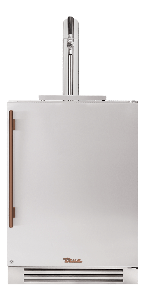 Undercounter Beverage Dispenser, Right Hinged, Copper Hardware TUR24BDRSSCH03