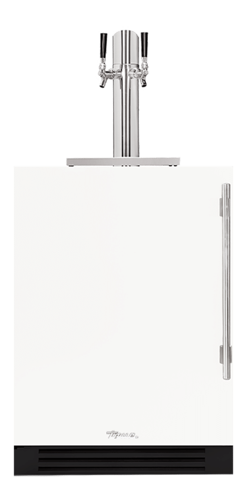Undercounter Beverage Dispenser, Left Hinged, Matte White TUR24DDLOPCDSK030H04