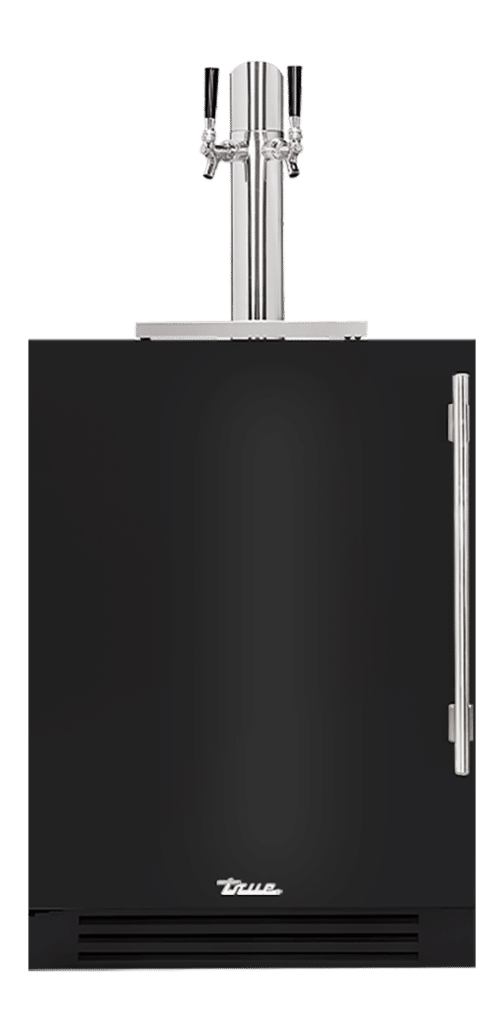 Undercounter Beverage Dispenser, Left Hinged, Gloss Black TUR24DDLOPCDSK044H04