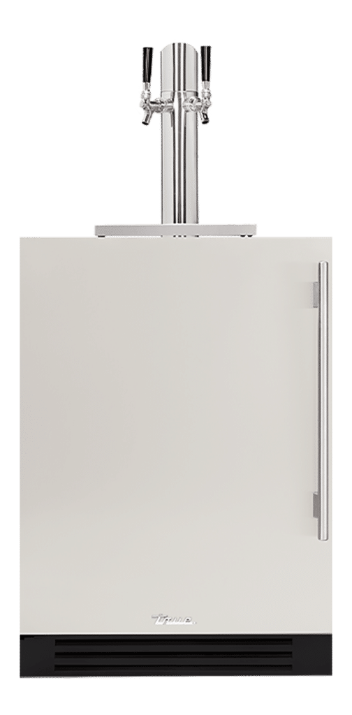 24″ Dual Tap Beverage Dispenser Solid Stainless TUR24DDLOPCDSK050