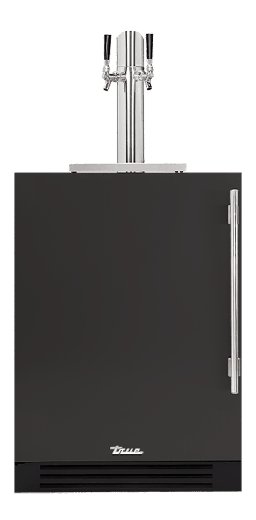 Undercounter Beverage Dispenser, Left Hinged, Ultra Matte Black TUR24DDLOPCDSK085H04