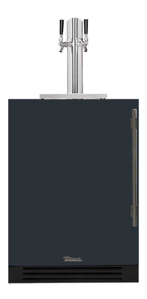 Undercounter Beverage Dispenser, Left Hinged, Juniper, Pewter Hardware TUR24DDLOPCDSK104H05