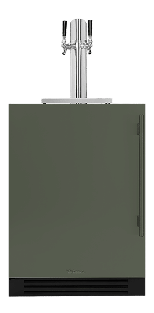 24″ Dual Tap Beverage Dispenser Solid Stainless TUR24DDLOPCDSK238