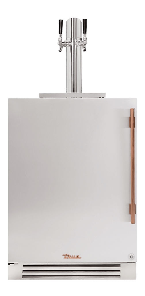 Undercounter Beverage Dispenser, Left Hinged, Color Match, Copper Hardware TUR24DDLOPCDSKXXXH03