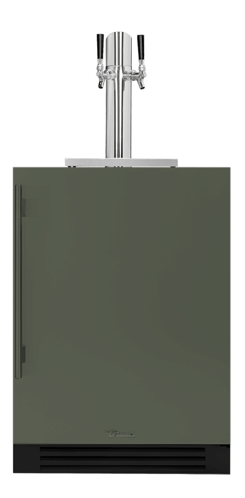 24″ Dual Tap Beverage Dispenser Solid Stainless TUR24DDROPCDSK238