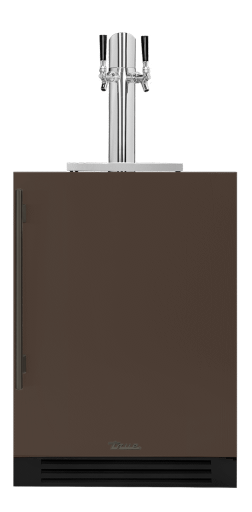Undercounter Beverage Dispenser, Right Hinged, Espresso, Pewter Hardware TUR24DDROPCDSK305H05