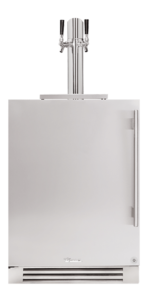 24″ Dual Tap Beverage Dispenser Solid Stainless TUR24DDRSSC044H01