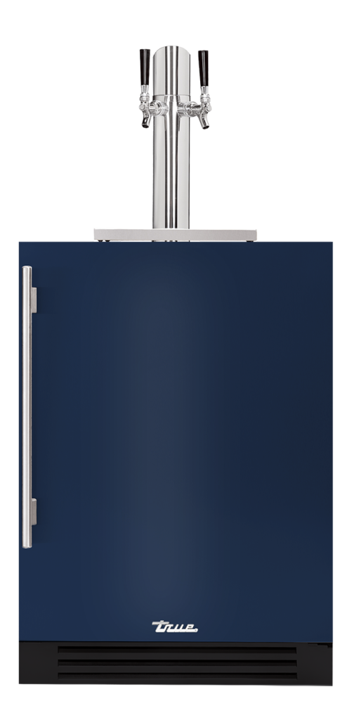 24″ Dual Tap Beverage Dispenser Solid Stainless TUR24DDRSSC050H02