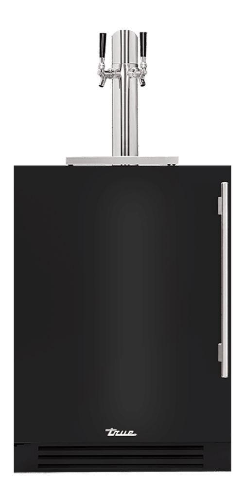 24″ Dual Tap Beverage Dispenser Solid Stainless TUR24DDRSSC085H03