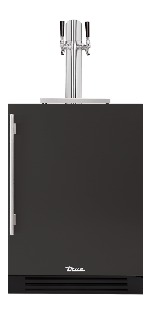 24″ Dual Tap Beverage Dispenser Solid Stainless TUR24DDRSSC152H01