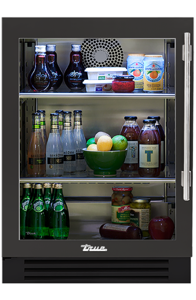 Undercounter Refrigerator, Left Hinged, Ultra Matte Black TUR24LOGCDSK085H04