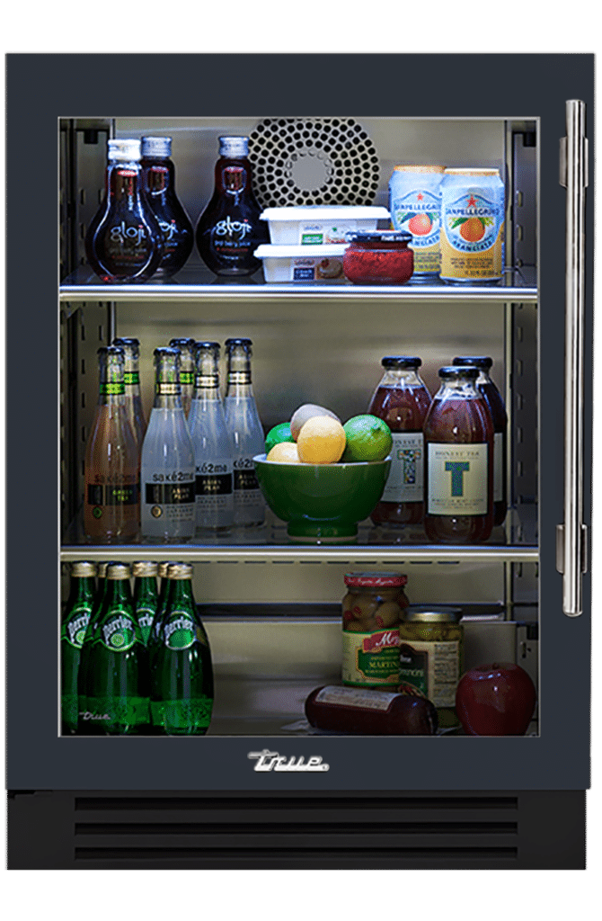 Undercounter Refrigerator, Left Hinged, Juniper, Chrome Hardware TUR24LOGCDSK104H02