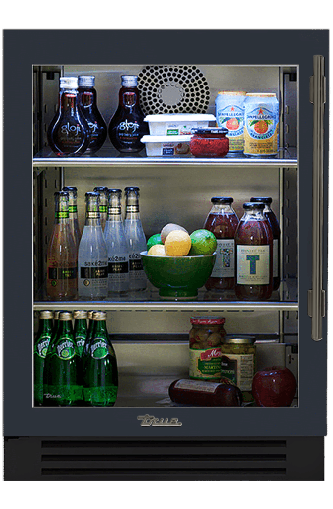Undercounter Refrigerator, Left Hinged, Juniper, Pewter Hardware TUR24LOGCDSK104H05