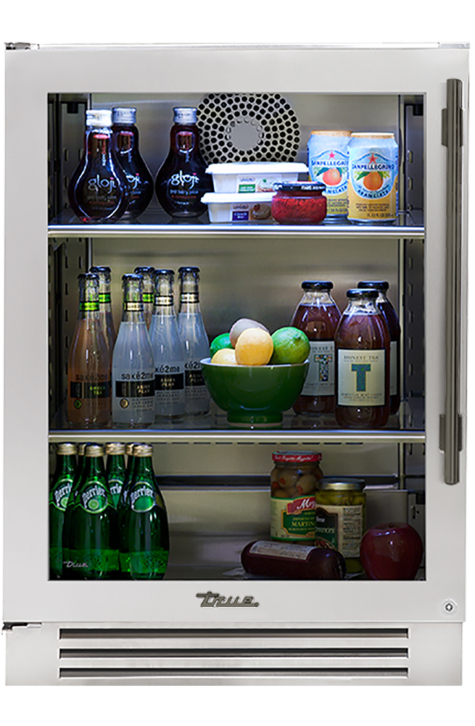 Undercounter Refrigerator, Left Hinged, Color Match, Pewter Hardware TUR24LOGCDSKXXXH05