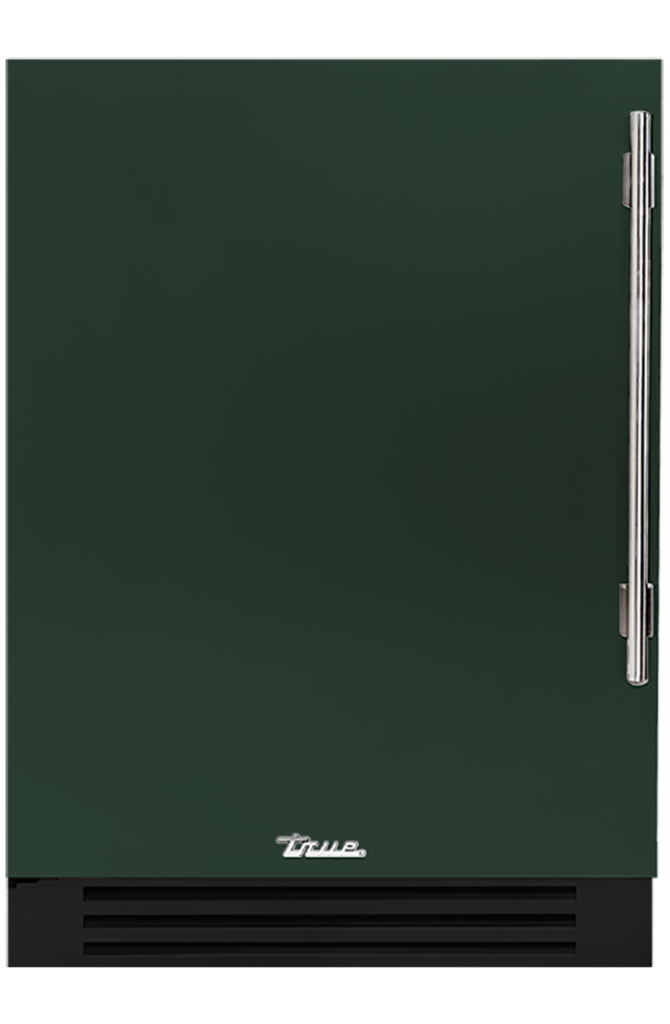 Undercounter Refrigerator, Left Hinged, Emerald, Chrome Hardware TUR24LOPCDSK086H02