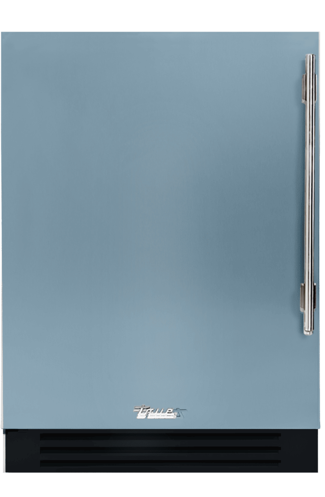 Undercounter Refrigerator, Left Hinged, Bluestone, Chrome Hardware TUR24LOPCDSK152H02