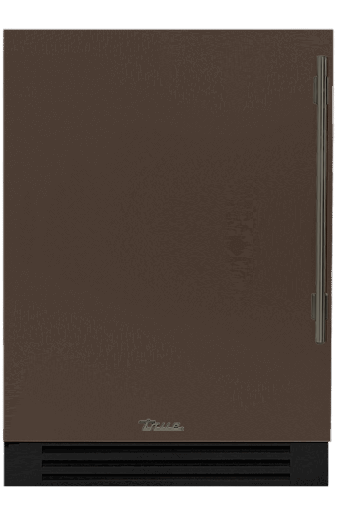 Undercounter Refrigerator, Left Hinged, Espresso, Pewter Hardware TUR24LOPCDSK305H05