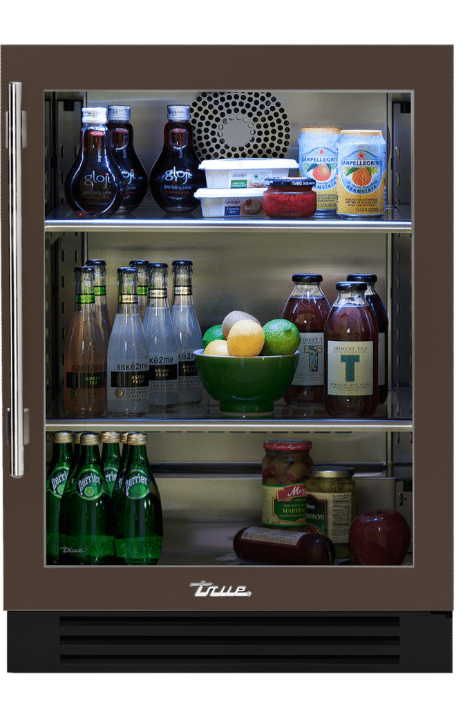 Undercounter Refrigerator, Right Hinged, Espresso, Chrome Hardware TUR24ROGCDSK305H02