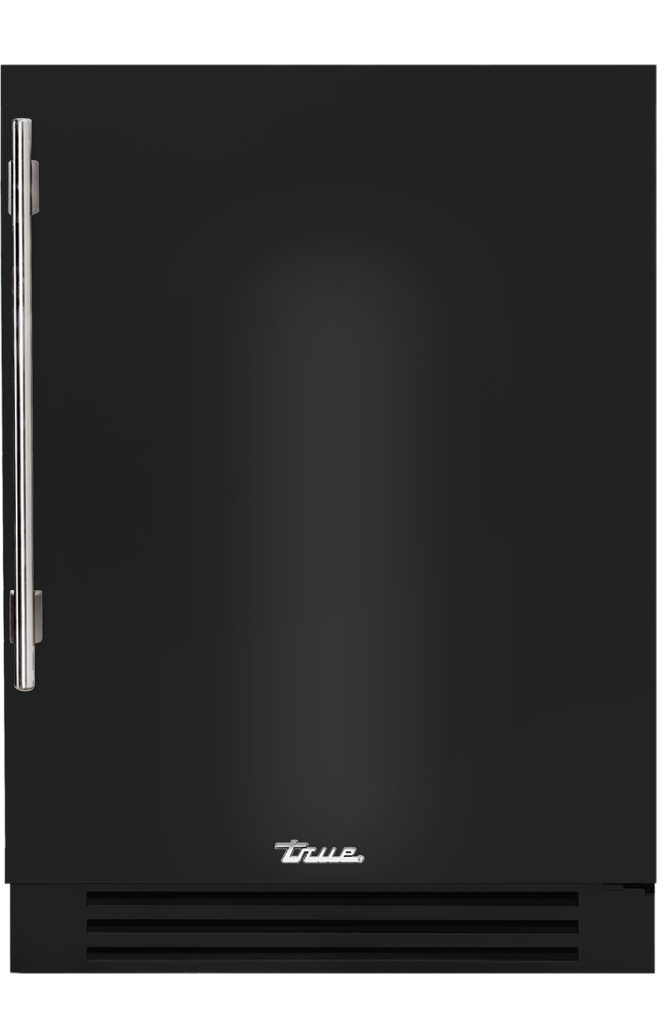 Undercounter Refrigerator, Right Hinged, Gloss Black, Chrome Hardware TUR24ROPCDSK044H02
