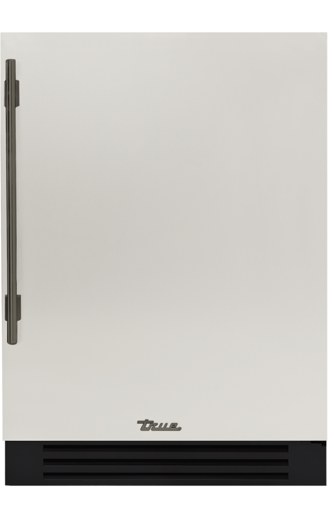 Undercounter Refrigerator, Right Hinged, Antique White, Pewter Hardware TUR24ROPCDSK050H05