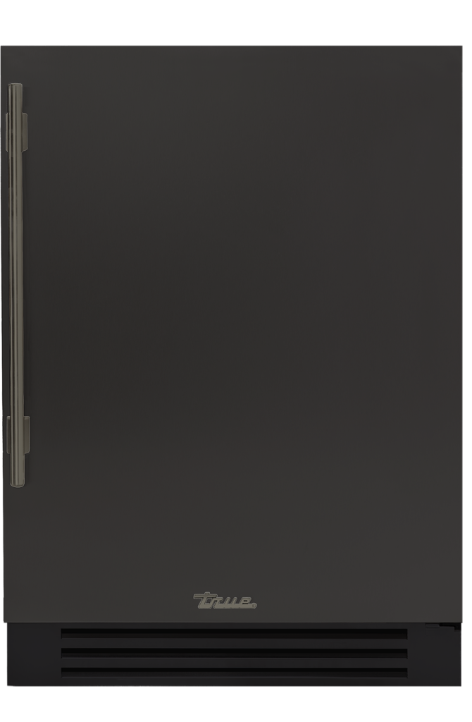 Undercounter Refrigerator, Right Hinged, Ultra Matte Black, Pewter Hardware TUR24ROPCDSK085H05
