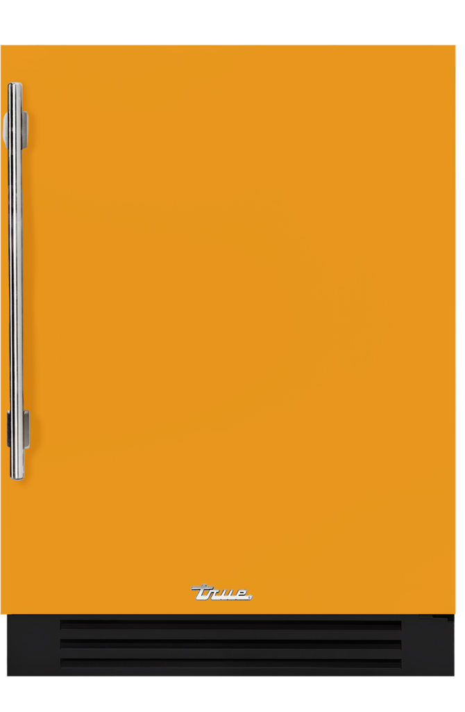 Undercounter Refrigerator, Right Hinged, Saffron, Chrome Hardware TUR24ROPCDSK103H02