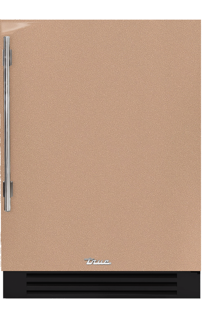 Undercounter Refrigerator, Right Hinged, Champagne, Chrome Hardware TUR24ROPCDSK179H02