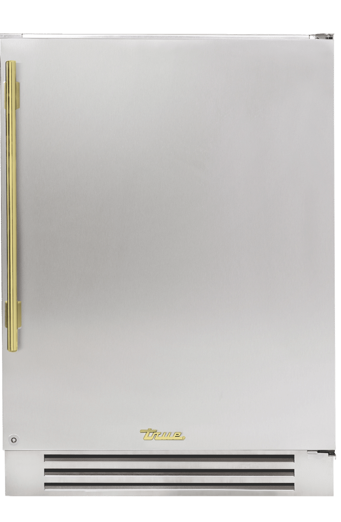 Undercounter Refrigerator, Right Hinged, Color Match, Brass Hardware TUR24ROPCDSKXXXH01