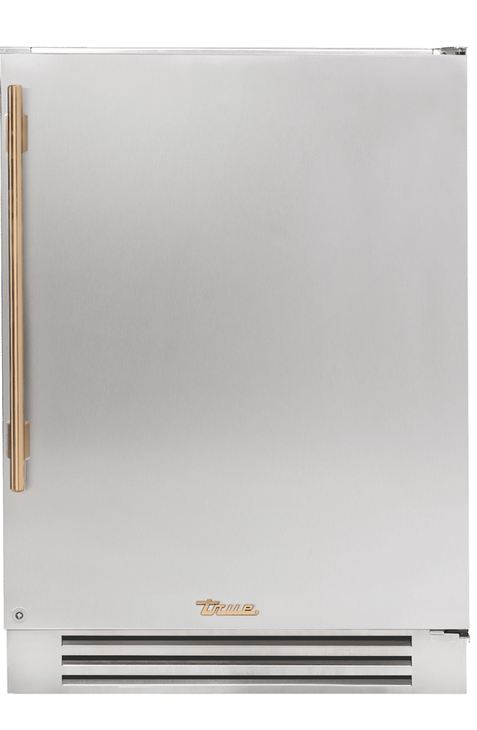 Undercounter Refrigerator, Right Hinged, Color Match, Gold Hardware TUR24ROPCDSKXXXH08