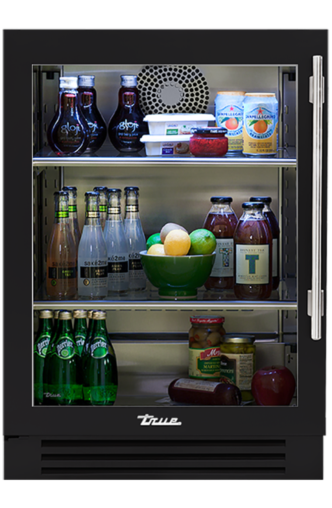 24″ Undercounter Refrigerator Stainless Glass TUR24RSGC078H02