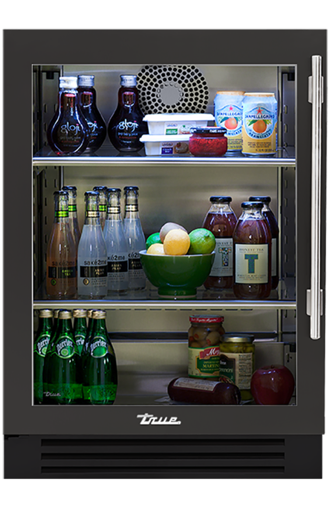 24″ Undercounter Refrigerator Stainless Glass TUR24RSGC086H03