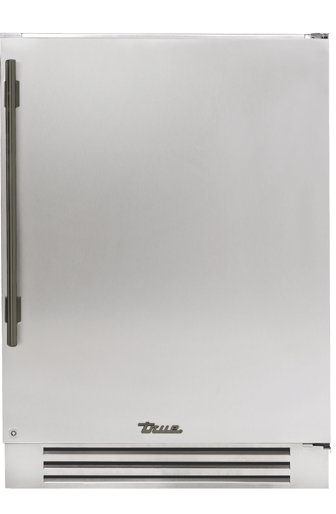 Undercounter Refrigerator, Right Hinged, Pewter Hardware TUR24RSSCH05