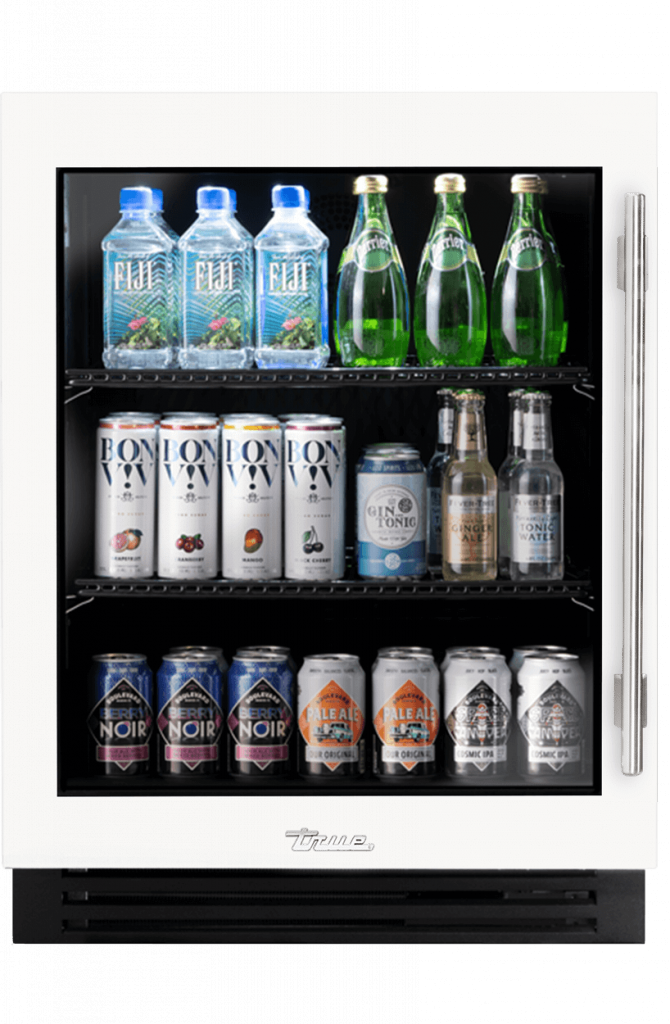 ADA Height Undercounter Refrigerator, Left Hinged, Matte White TURADA24LGA030H04