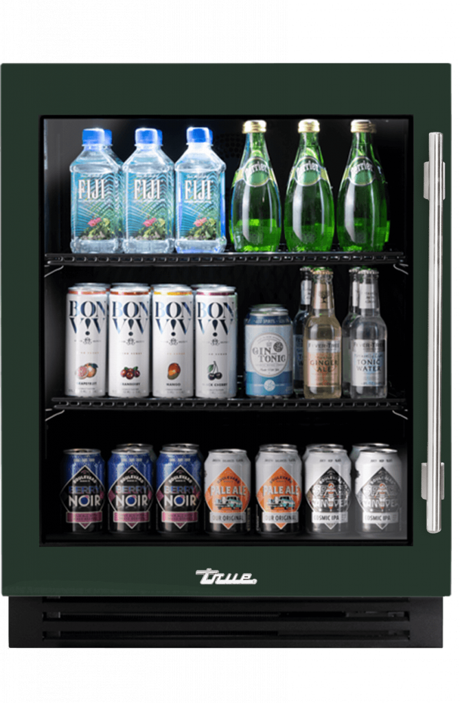 ADA Height Undercounter Refrigerator, Left Hinged, Emerald TURADA24LGA086H04